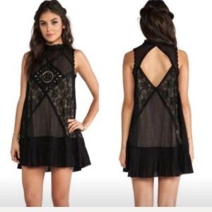 Free People Black One Angel Dress